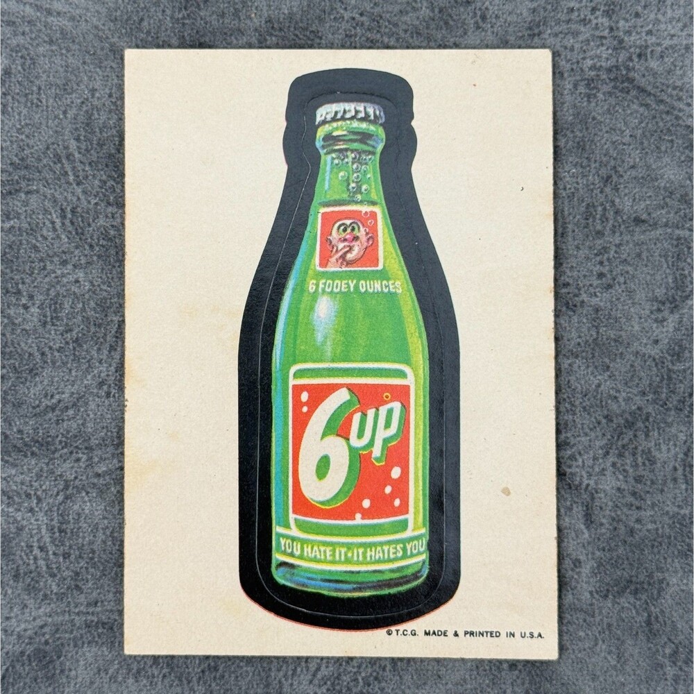 Vintage Topps Wacky Packages Die Cut Card Parody Sticker 6-Up